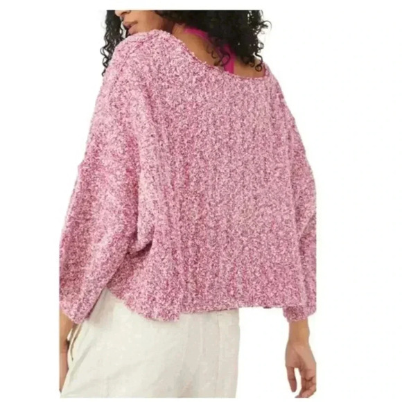 🆕 Free People Good Day Pullover Short Sleeve
Cropped Sweater Pink Rose🆕 - Picture 3 of 13